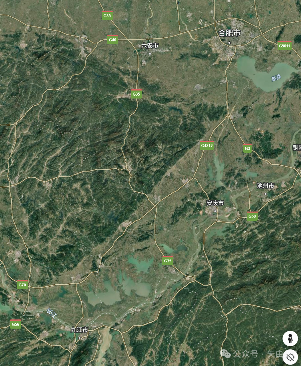 从卫星地图看郯庐地震带